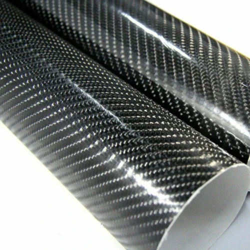 Carbon Fiber Vinyl Film Glossy Car Wrap Auto Decals 7D