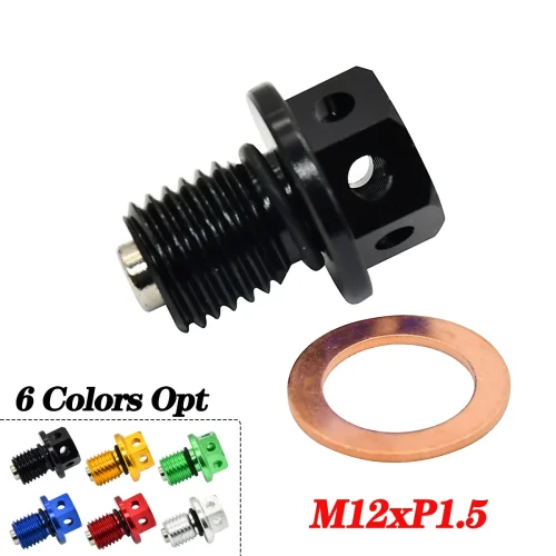M12x1.5 Magnetic Oil Drain Plug for Honda Yamaha KTM Kawasaki