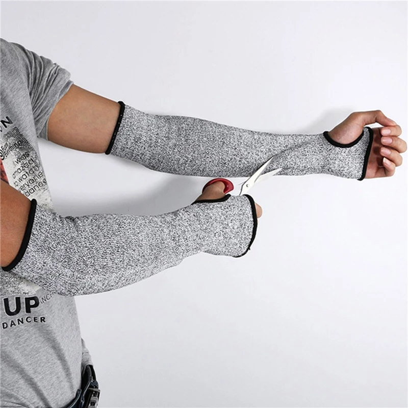 HPPE Cut Resistant Nylon Arm Sleeve for Work Protection - Image 4