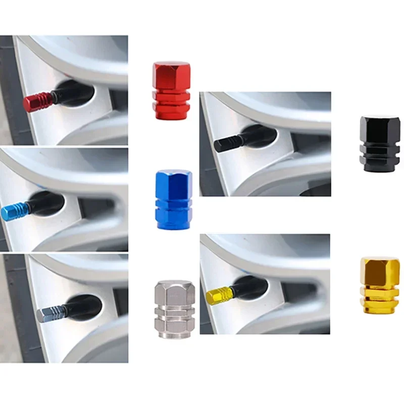Aluminum Tire Valve Stem Caps Waterproof Car Wheel Covers - Image 4