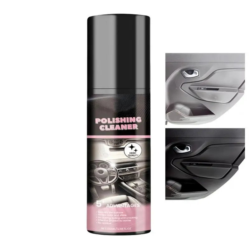 100ml Car Interior Polish Cleaner Shine Detailer Spray - Image 6