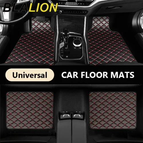 Universal PU Waterproof Car Floor Mats 4PCS All Weather Set