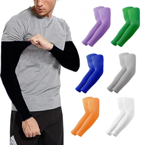 Breathable UV Protection Nylon Cycling Arm Sleeve Unisex