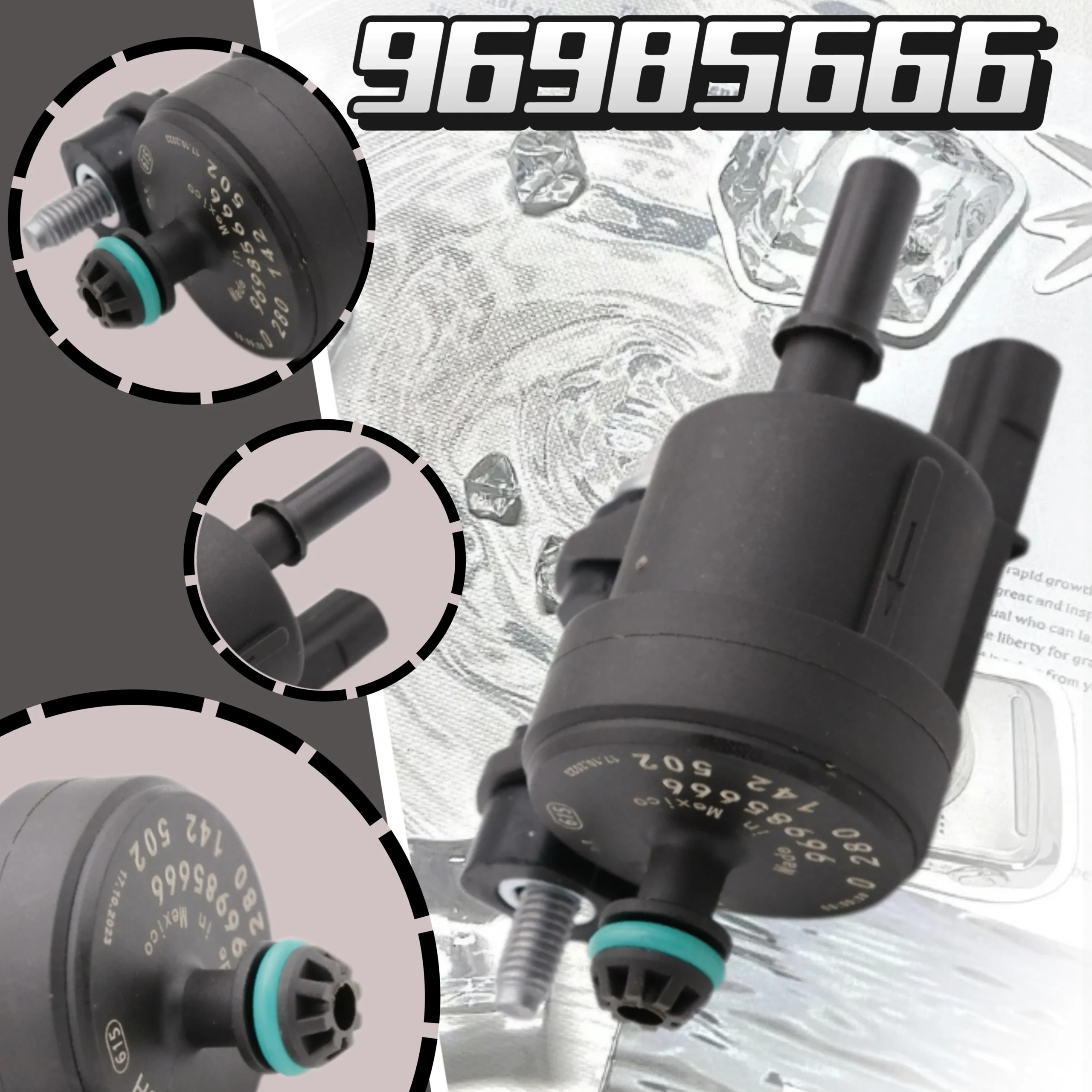 Chevrolet Spark 2013-2015 Vapor Canister Purge Valve 96985666 - Image 6