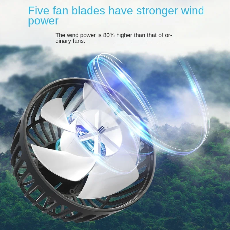 USB Car Cooling Fan 3-Speed Dual Head 360 Degree Rotation - Image 5