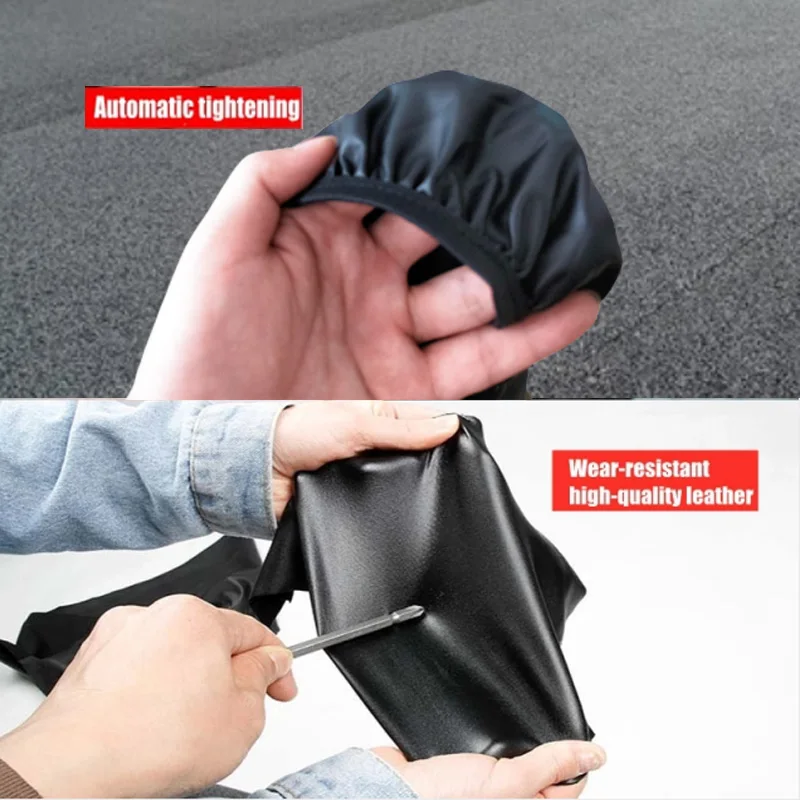 Waterproof PU Leather Motorcycle Seat Cover Anti Scratch Protector - Image 3