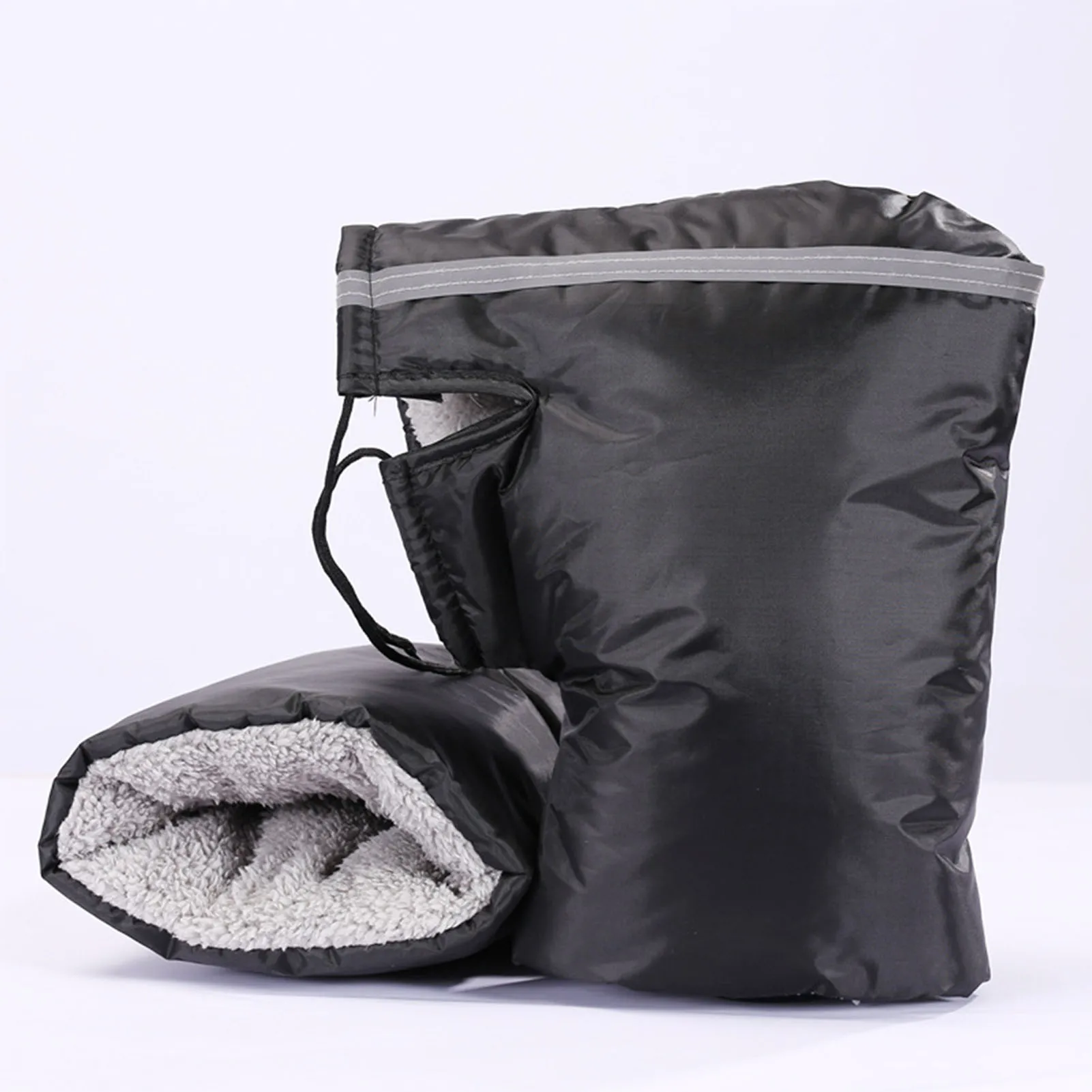 Windproof Thermal Motorcycle Handlebar Gloves ATV Scooter - Image 2