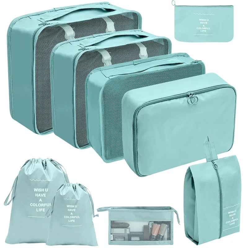 Portable Polyester Packing Cubes Travel Organizer Set 10 Pcs - Image 17