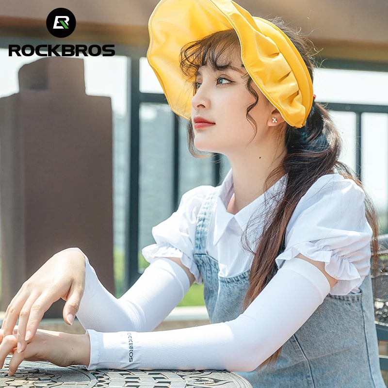 ROCKBROS Cycling Arm Sleeves UV Protection Breathable Nylon - Image 5