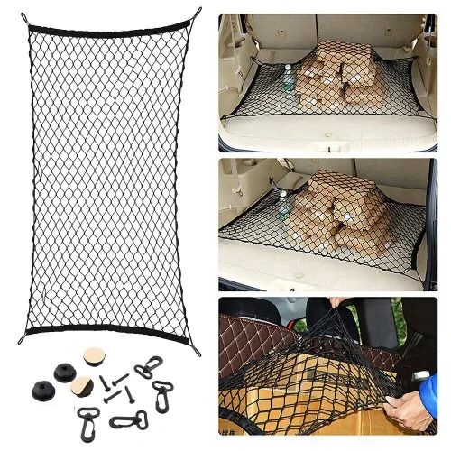 Universal Large Nylon Elastic Cargo Net for SUV Truck Storage