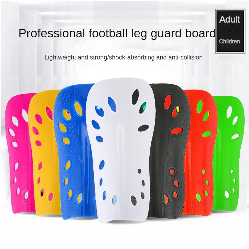 Breathable Plastic Soccer Shin Guards for Adults and Kids - Image 2