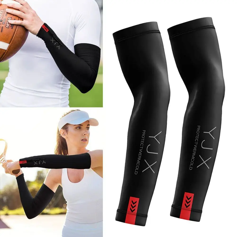 Breathable Ice Silk Arm Sleeves for Sun Protection Cycling - Image 2