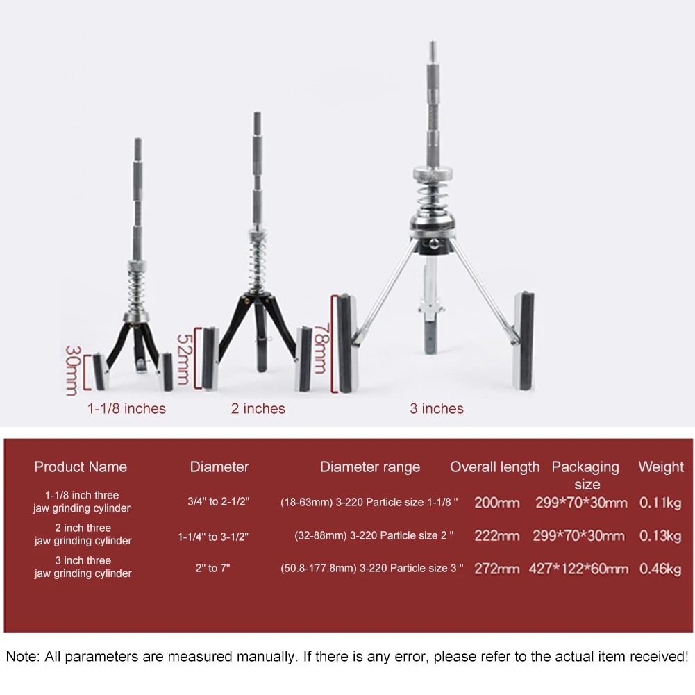 Stainless Steel Cylinder Sander Brake Hone Tool 51-177mm - Image 5