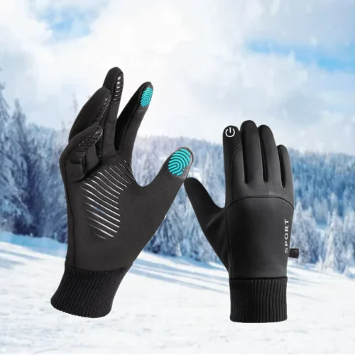 Water Resistant Thermal Touch Screen Gloves for Driving Skiing