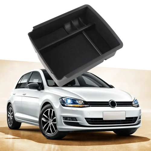 VW Golf 7 Mk7 Armrest Storage Box Tray Organizer 2013-2019