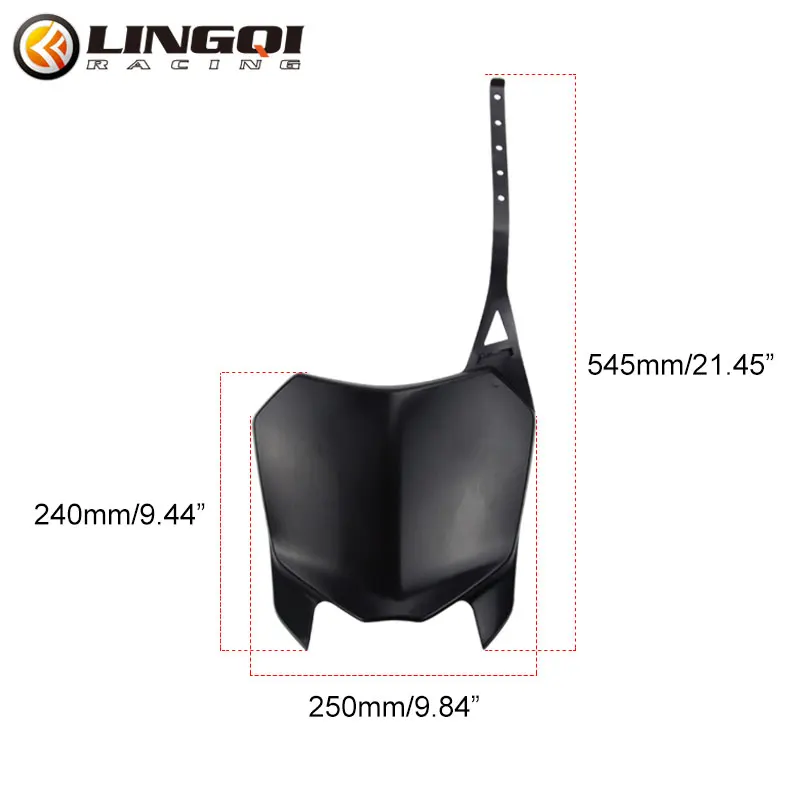 CRF110 Front Number Plate Plastic Body Cover Universal Fit - Image 4