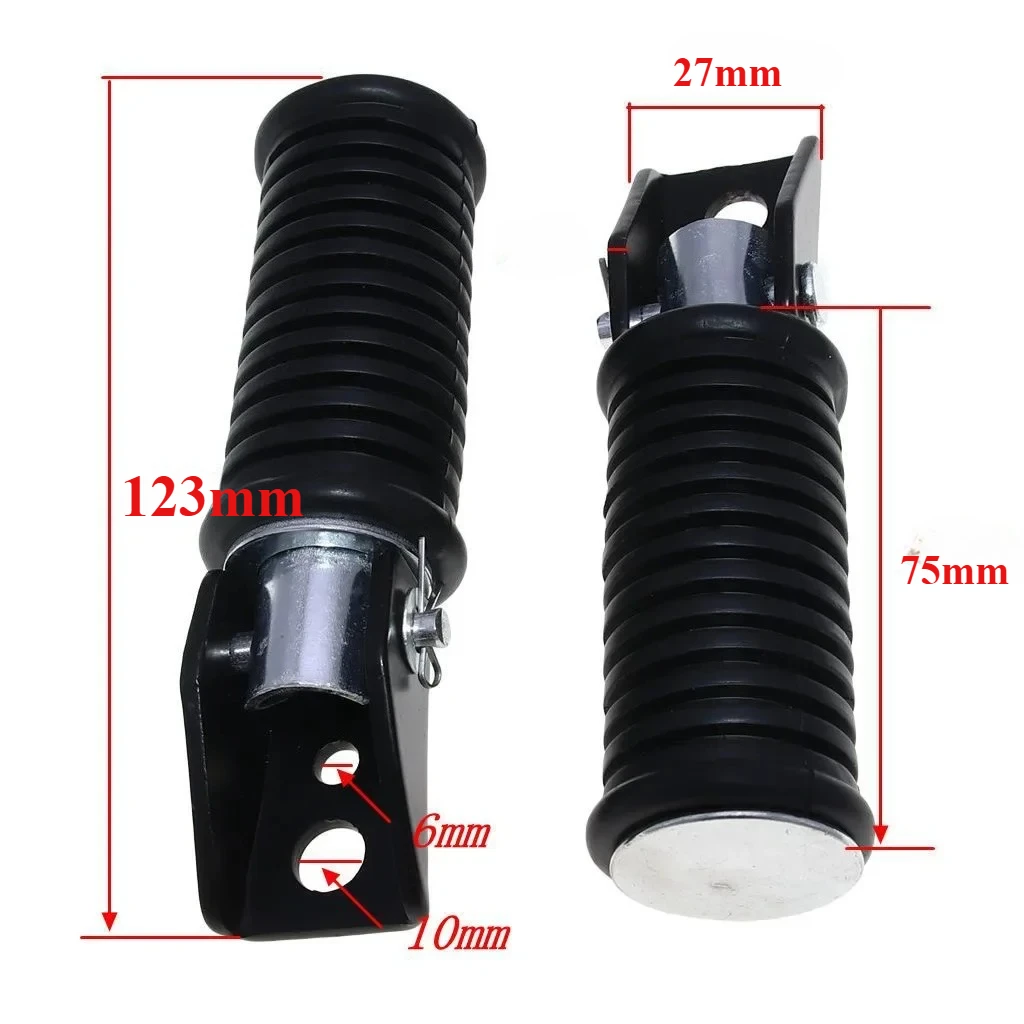 Universal Motorcycle Foot Pegs for GS125 GN125 Compatible - Image 5