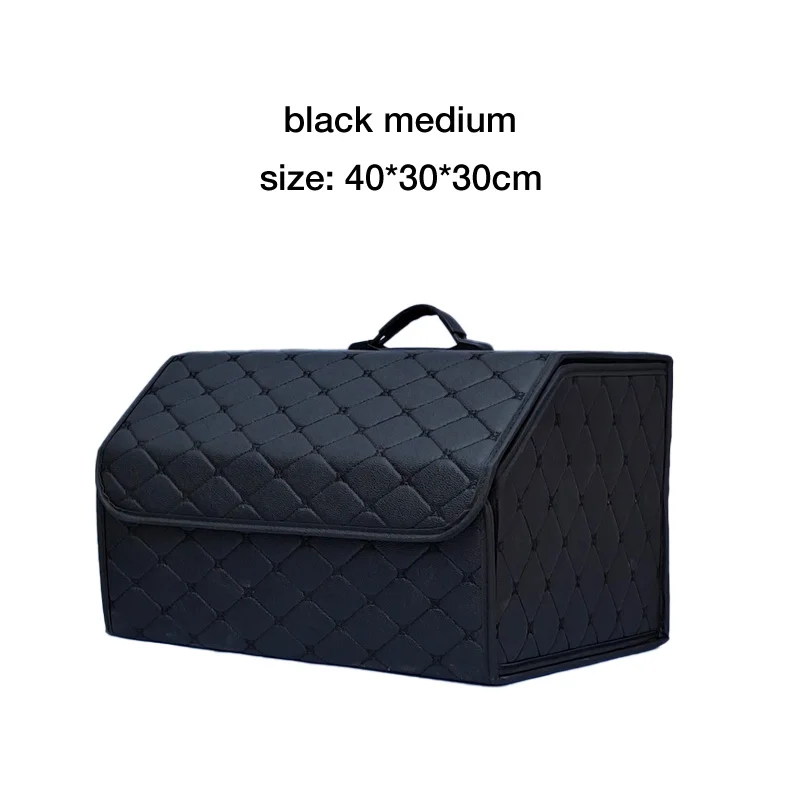 Large Capacity PU Leather Car Trunk Organizer Storage Bag - Image 12