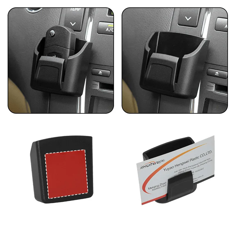 Car Dashboard Key Storage Box ABS Adhesive Organizer - Image 6