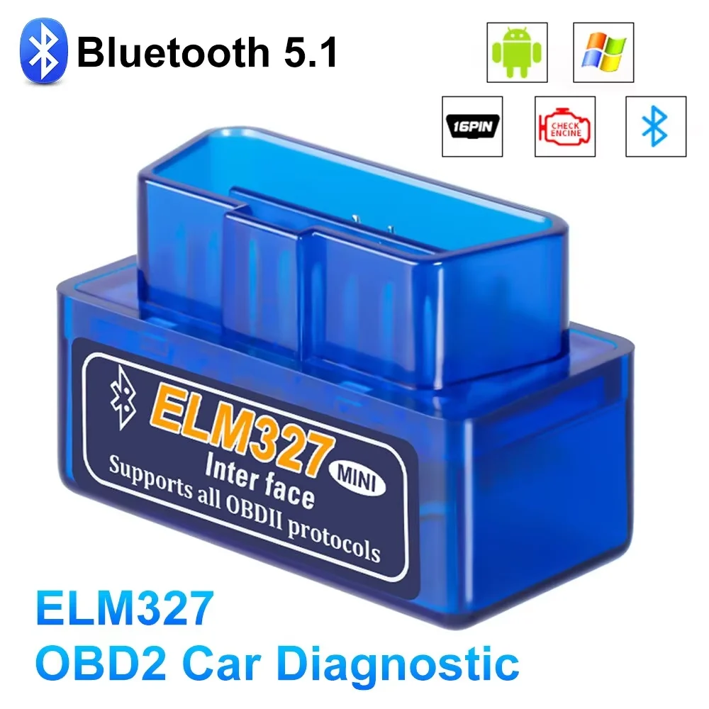 OBD2 Scanner ELM327 V2.1 Bluetooth Code Reader for Android Windows - Image 7