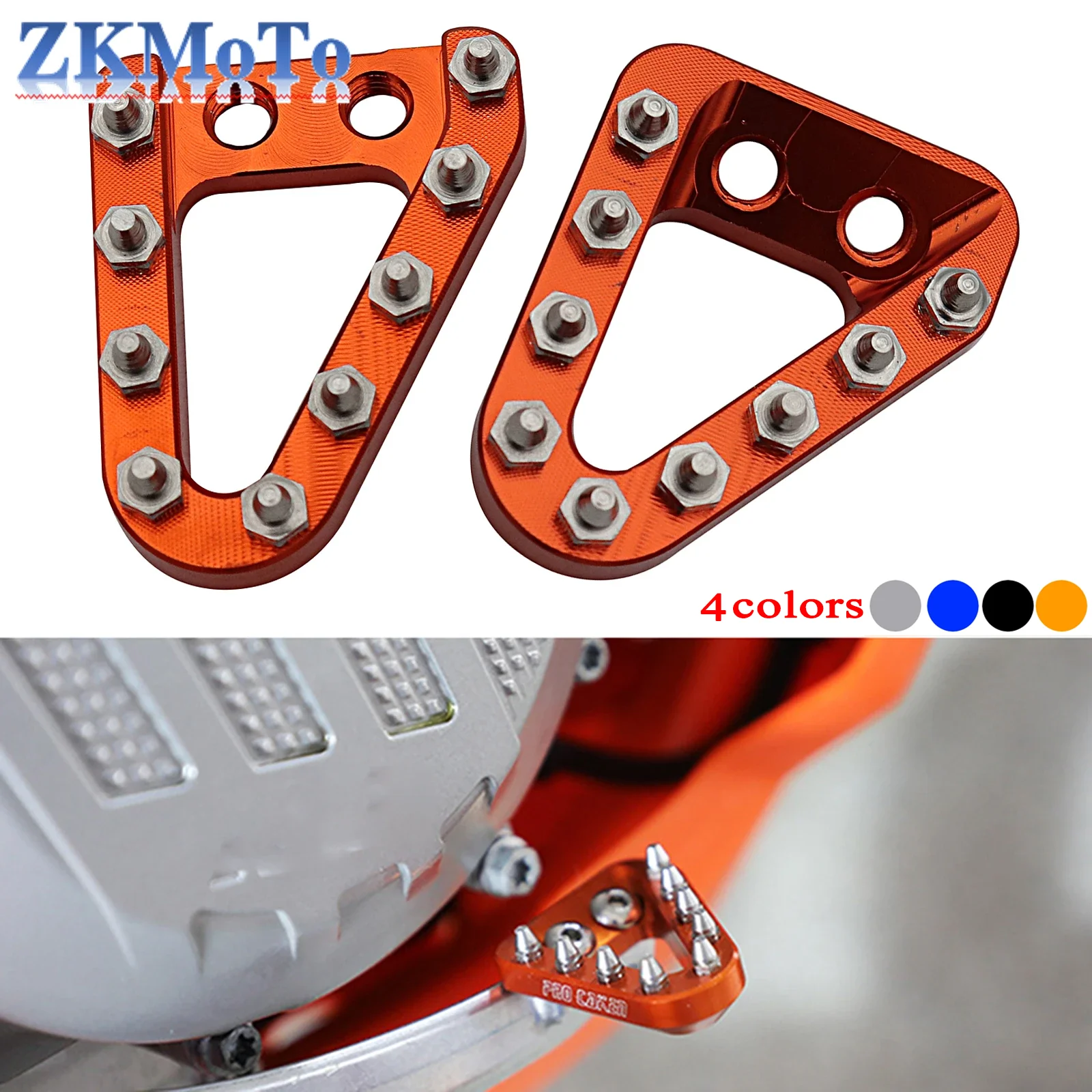 CNC Rear Brake Pedal Step Plate for KTM SX EXC XC 2008-2016 - Image 2