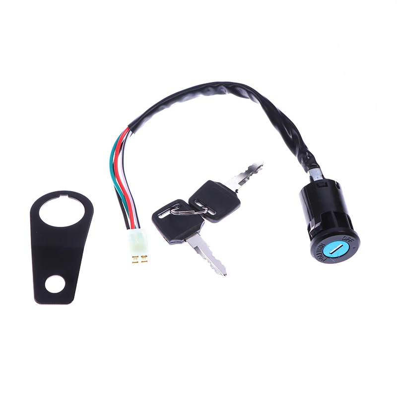 Universal Motorcycle Ignition Switch Lock Key Set 50cc-150cc - Image 2