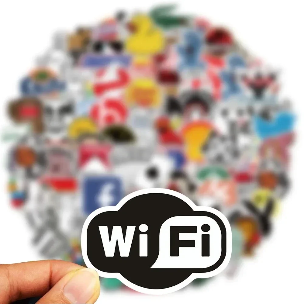 Waterproof Brand Logo Stickers for Skateboard Laptop Phone - Image 2