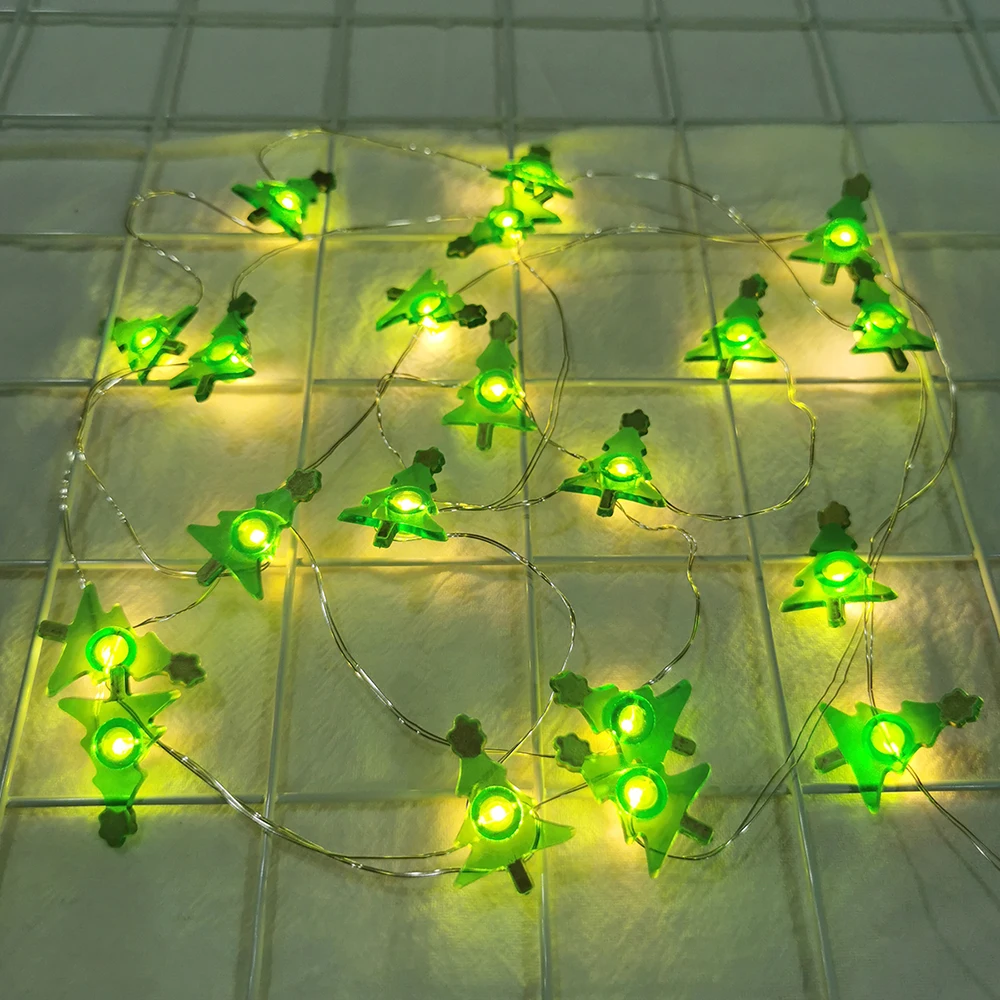 Runtowo Santa Claus Snowman LED Light String Christmas Decoration For Home Xmas Tree Ornament 2025 Navidad Gift 2026 New Year - Image 3