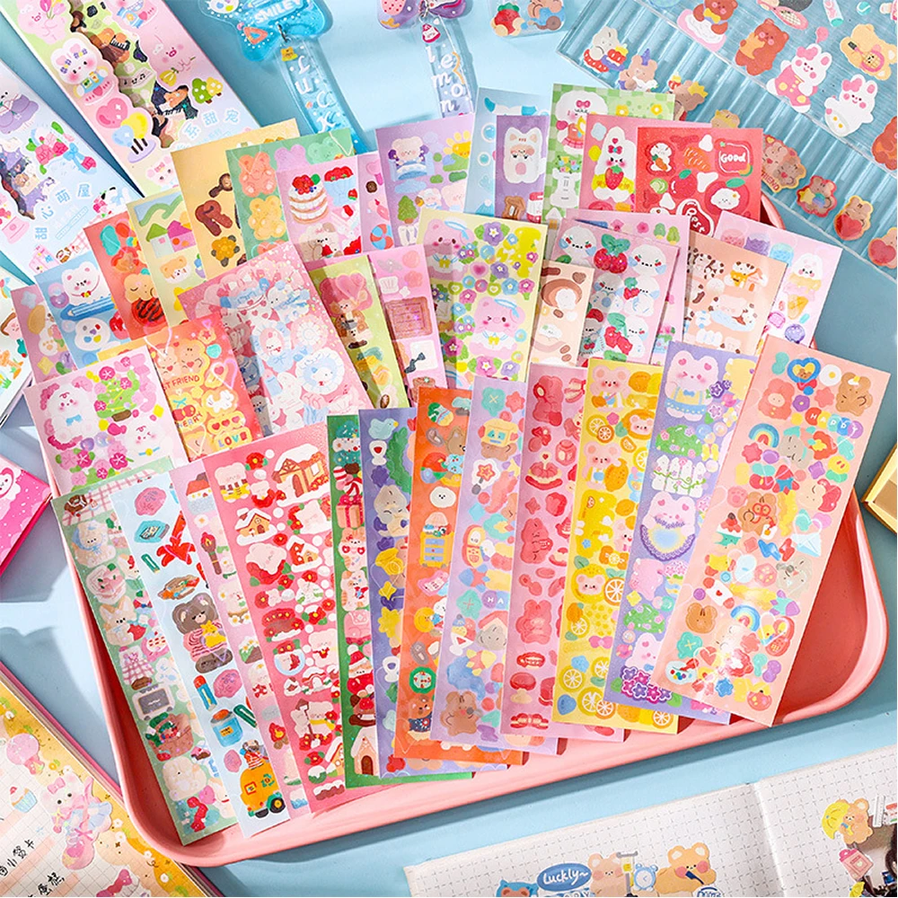 Kawaii Stickers for Kids Scrapbooking Aesthetic Art Supplies