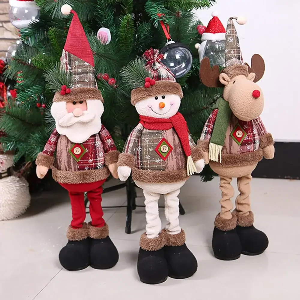 Santa Doll Christmas Table Decor Ornaments for Home Gifts