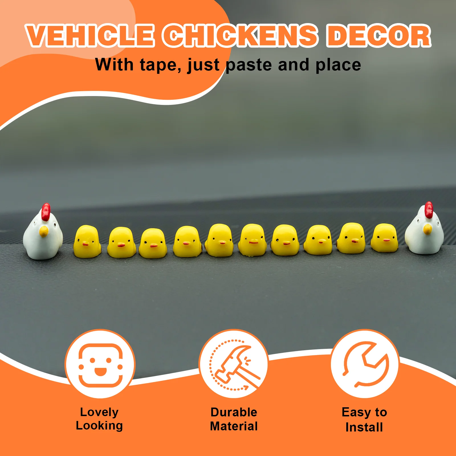 Resin Mini Animal Car Dashboard Accessories Interior Decor - Image 5