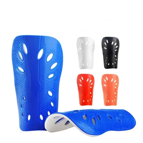 Breathable Plastic Soccer Shin Guards for Adults and Kids