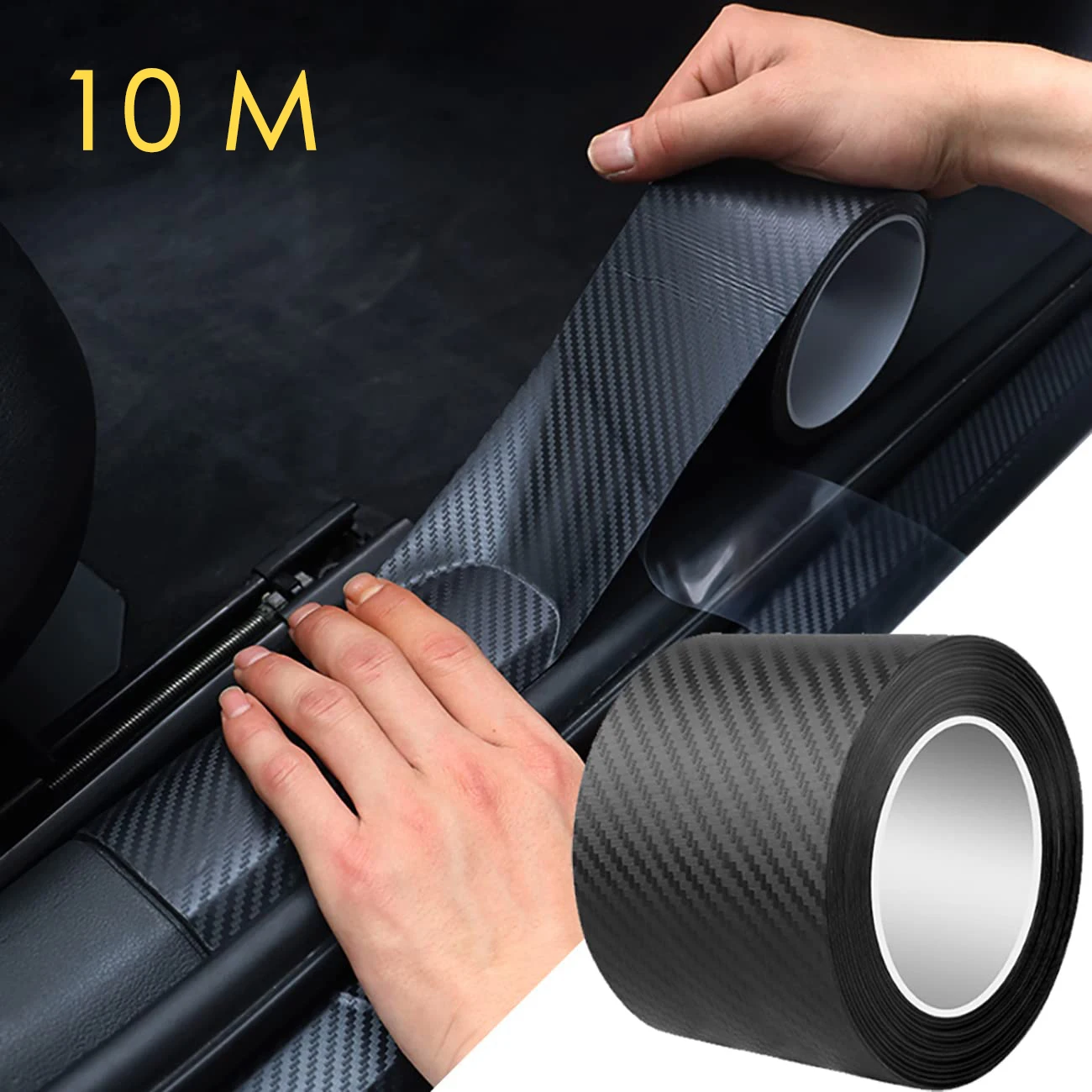 Nano Carbon Fiber 3D Tape Waterproof Car Mirror Protector 10m