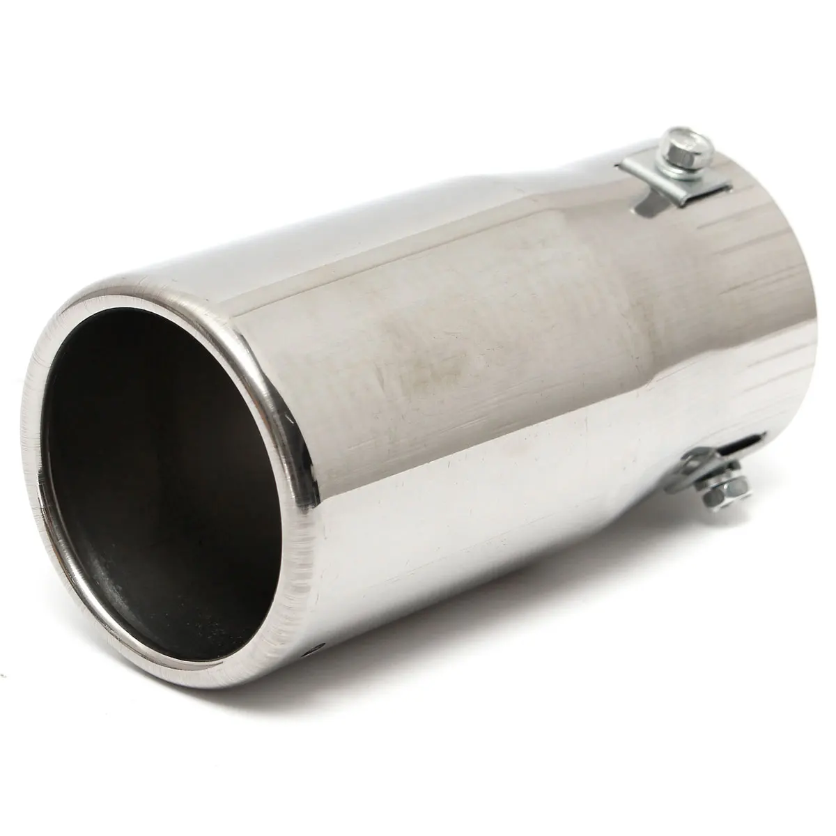 Stainless Steel Car Exhaust Muffler Tip 66mm Bevel Flat - Image 5