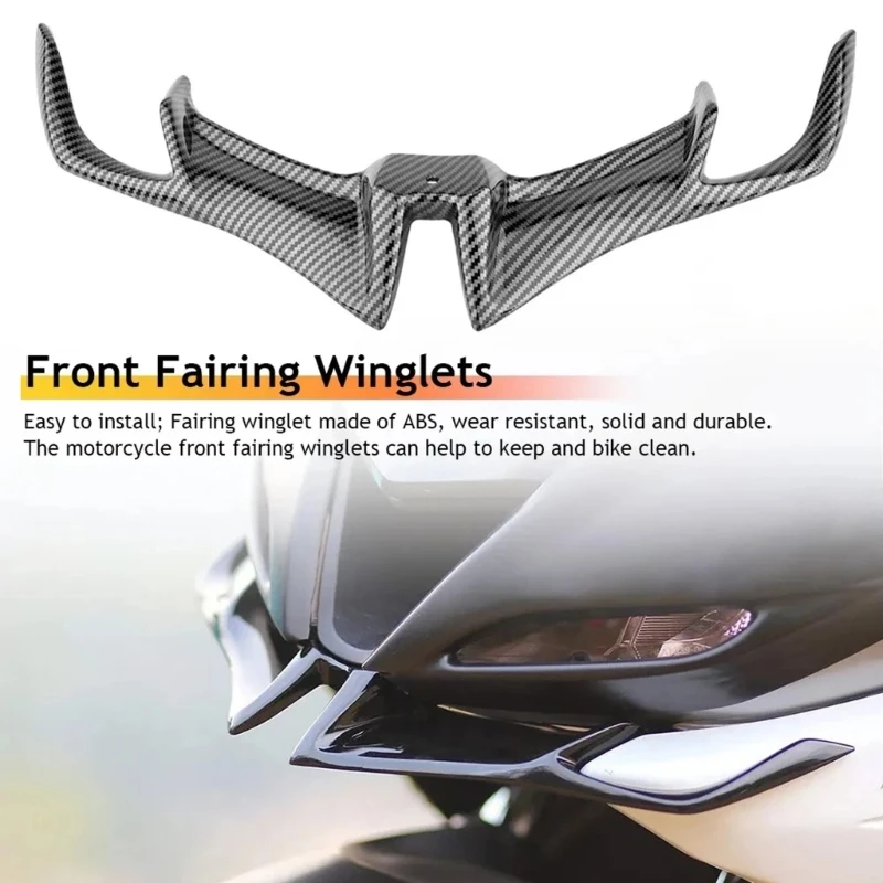 Motorcycle ABS Front Fairing Winglets Aerodynamic Spoilers - Image 3