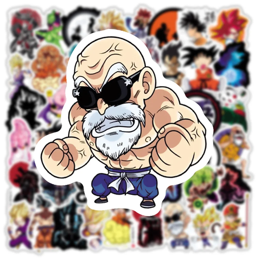 Dragon Ball Son Goku PVC Waterproof Stickers 10-100PCS - Image 2