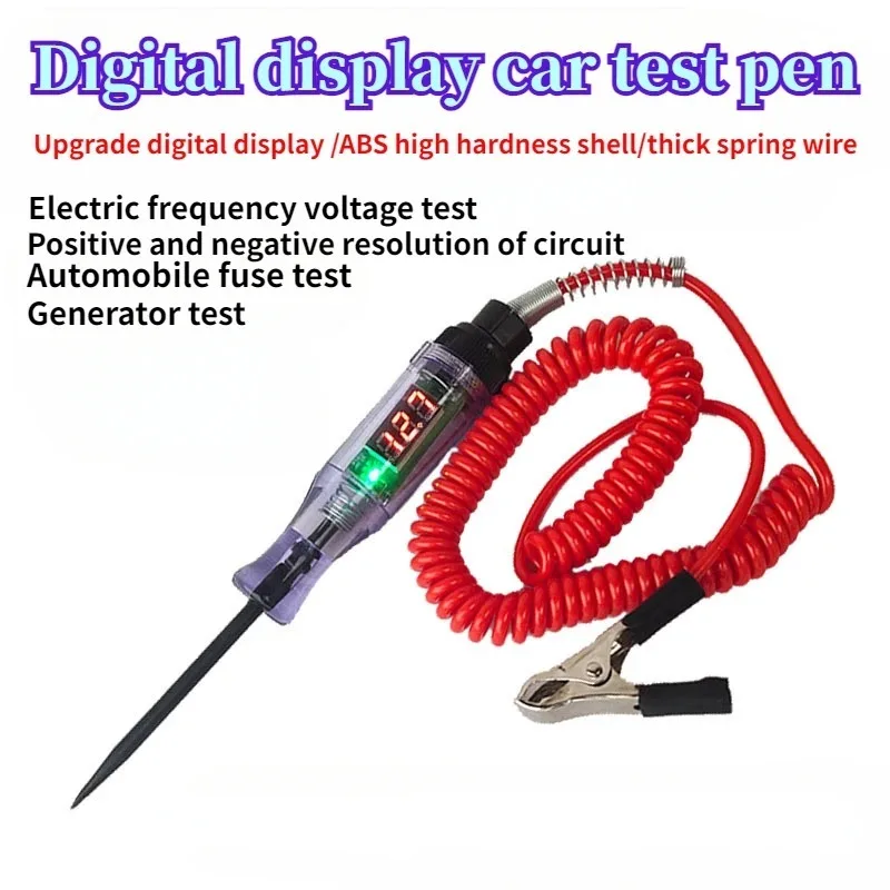 Car Truck Voltage Circuit Tester 3V-24V Diagnostic Probe Tool - Image 2