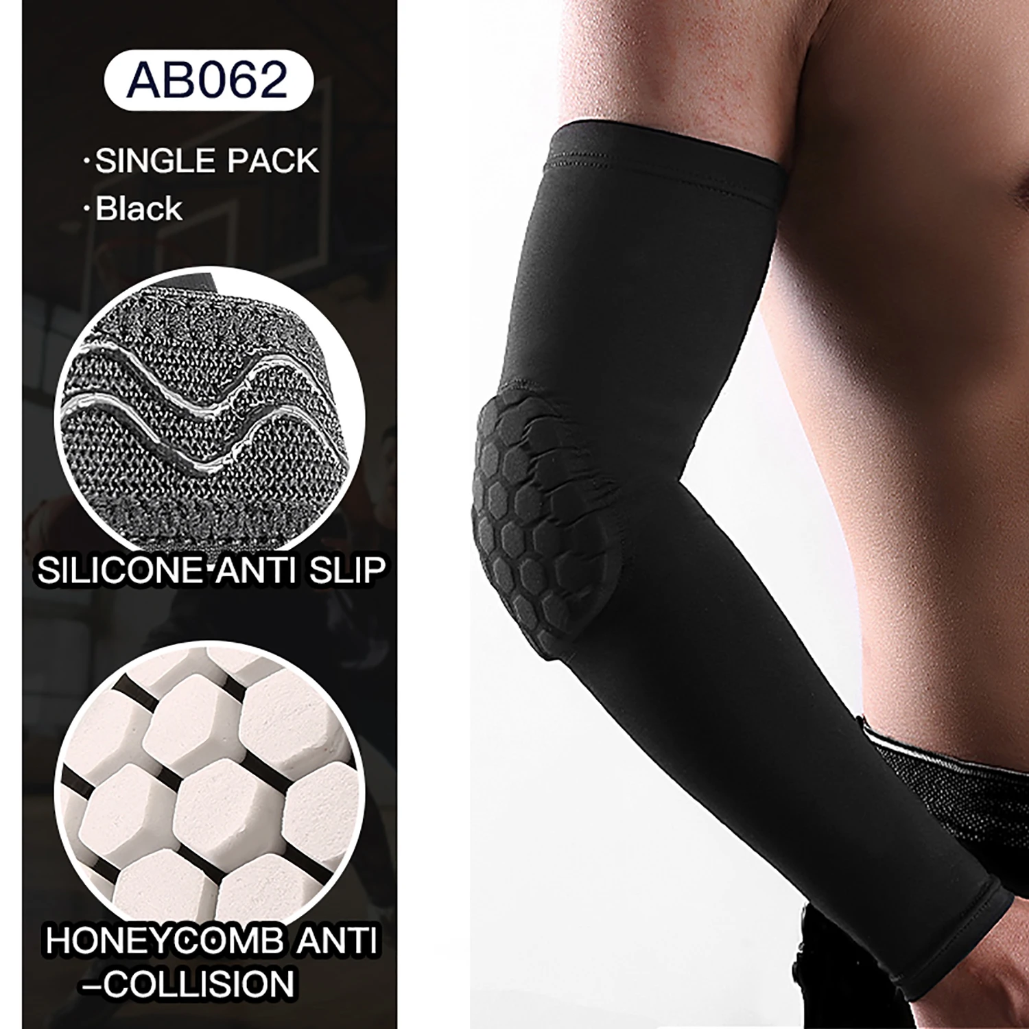 Kyncilor Cotton Honeycomb Elbow Sleeve for Sports Protection - Image 2