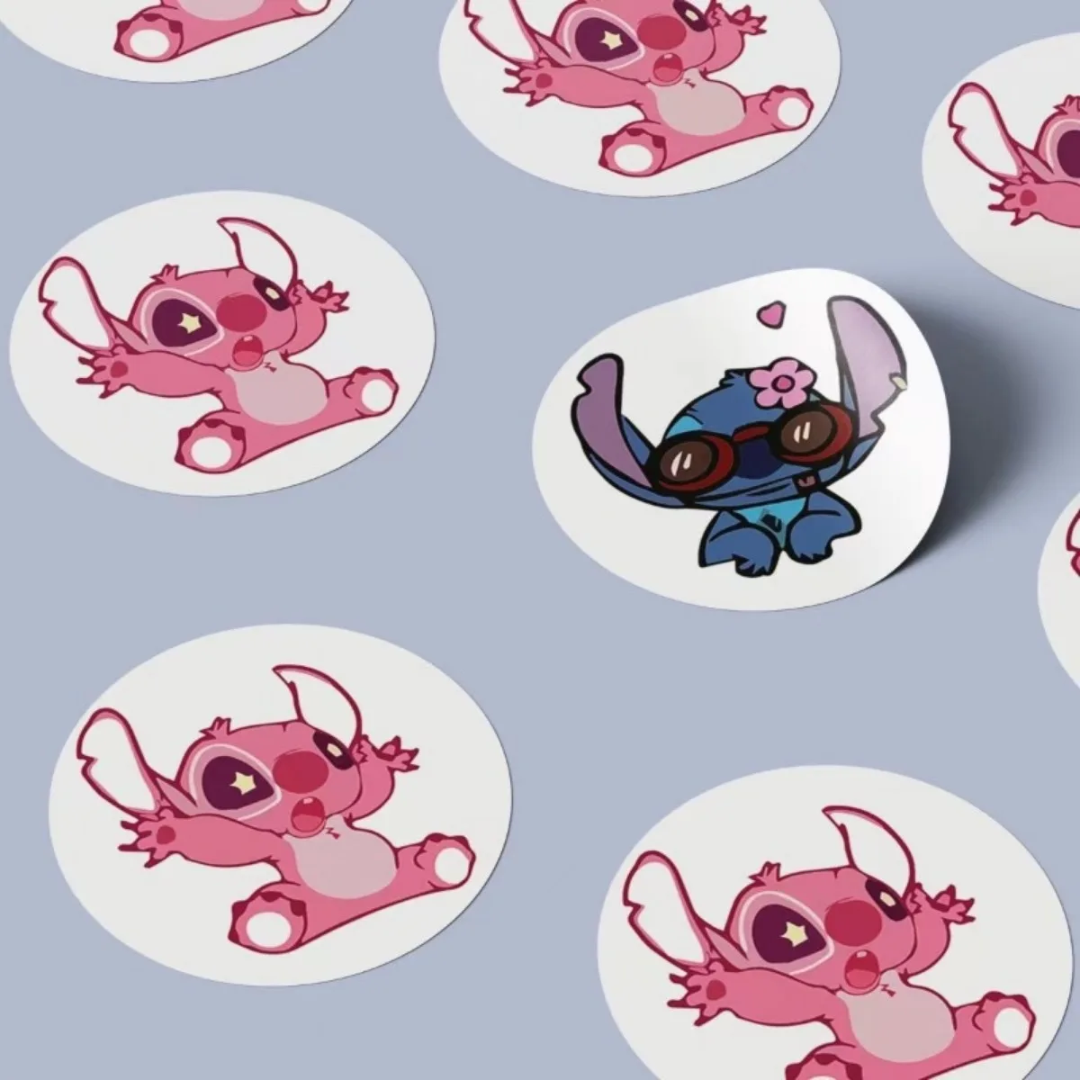 500pcs Disney Stitch Paper Stickers 3x7cm for Kids - Image 4