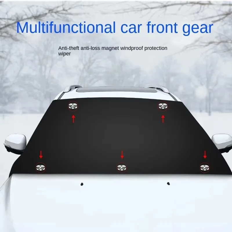 Magnetic Car Sun Shield Thickened Frost Protection Cover - Image 7