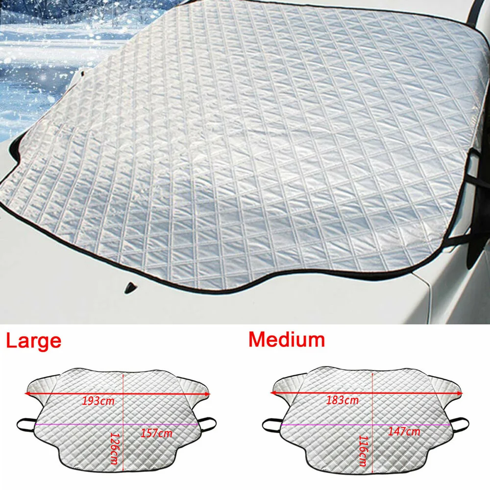 Winter Car Windshield Cover 4-Layer Anti-Snow Frost Shield - Image 6