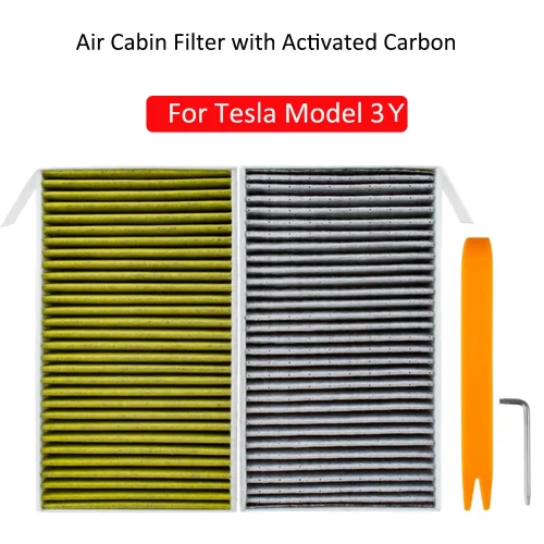 Activated Carbon Cabin Air Filters for Tesla Model 3 Model Y
