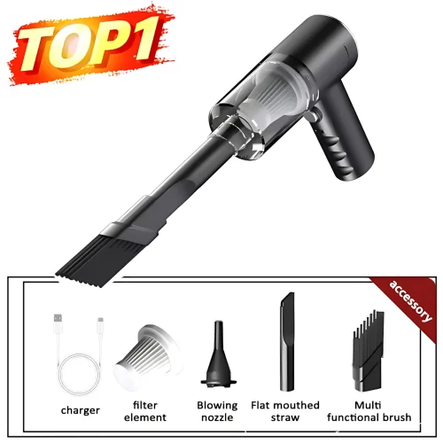 Portable USB Mini Vacuum Cleaner Handheld Dual-Use 3-in-1