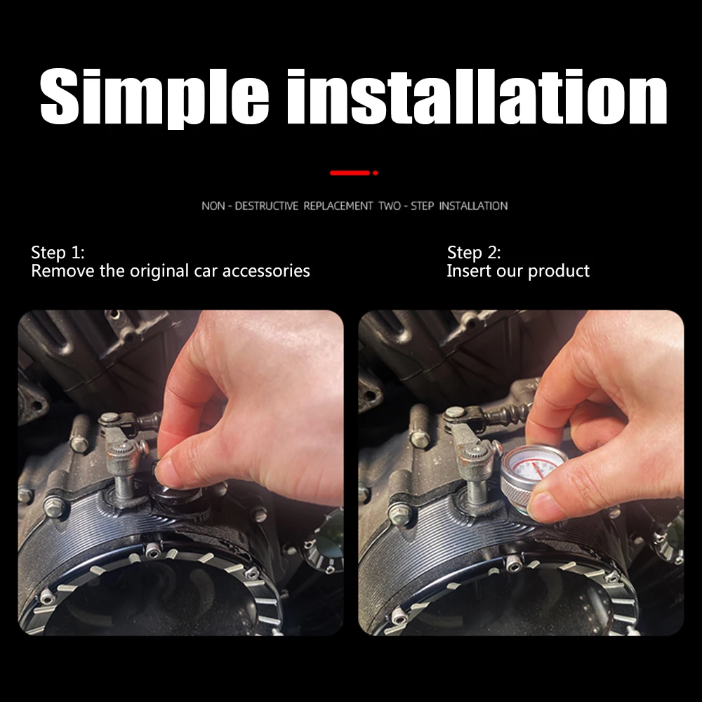 M20x1.5 Motorbike Oil Temperature Gauge for Harley TR300 - Image 3