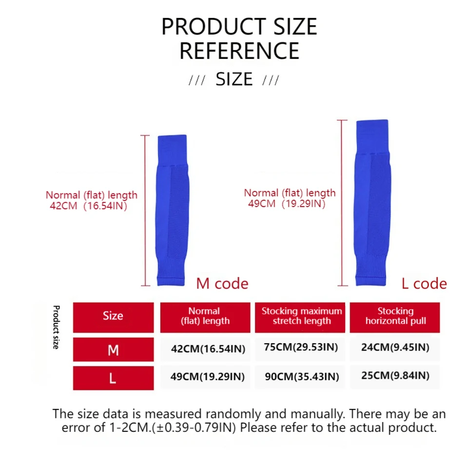 Loogdeel Breathable Football Calf Sleeves High Tube Socks - Image 2
