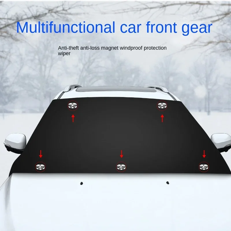 Magnetic Car Sun Shield Thickened Frost Protection Cover - Image 3