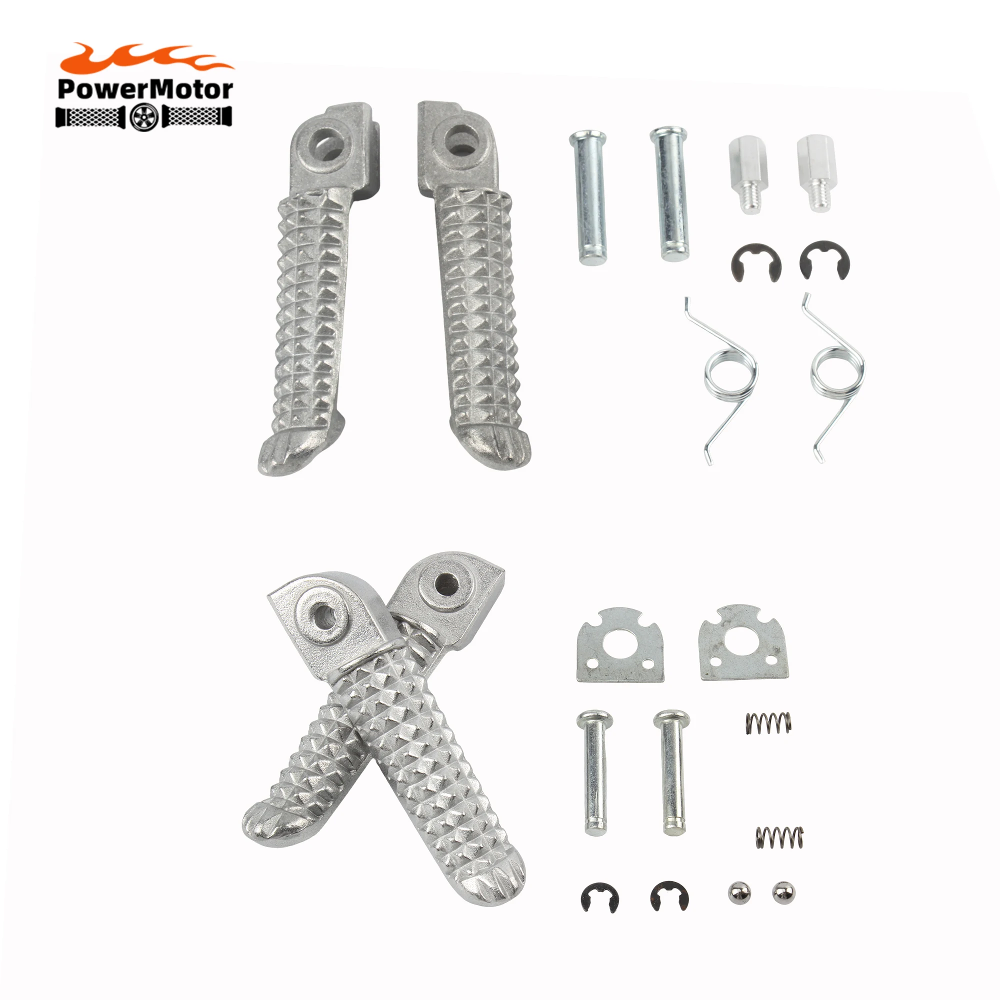 Aluminum Motorcycle Footrests for Yamaha YZF R1 R6 MT Models - Image 2