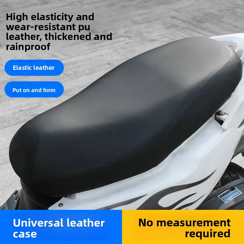 Waterproof PU Leather Motorcycle Seat Cover Protector Accessory - Image 3