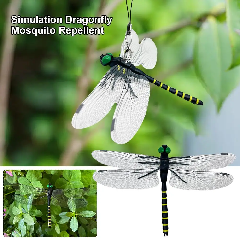 PVC Dragonfly Mosquito Repellent Ornament for Outdoor Use - Image 3