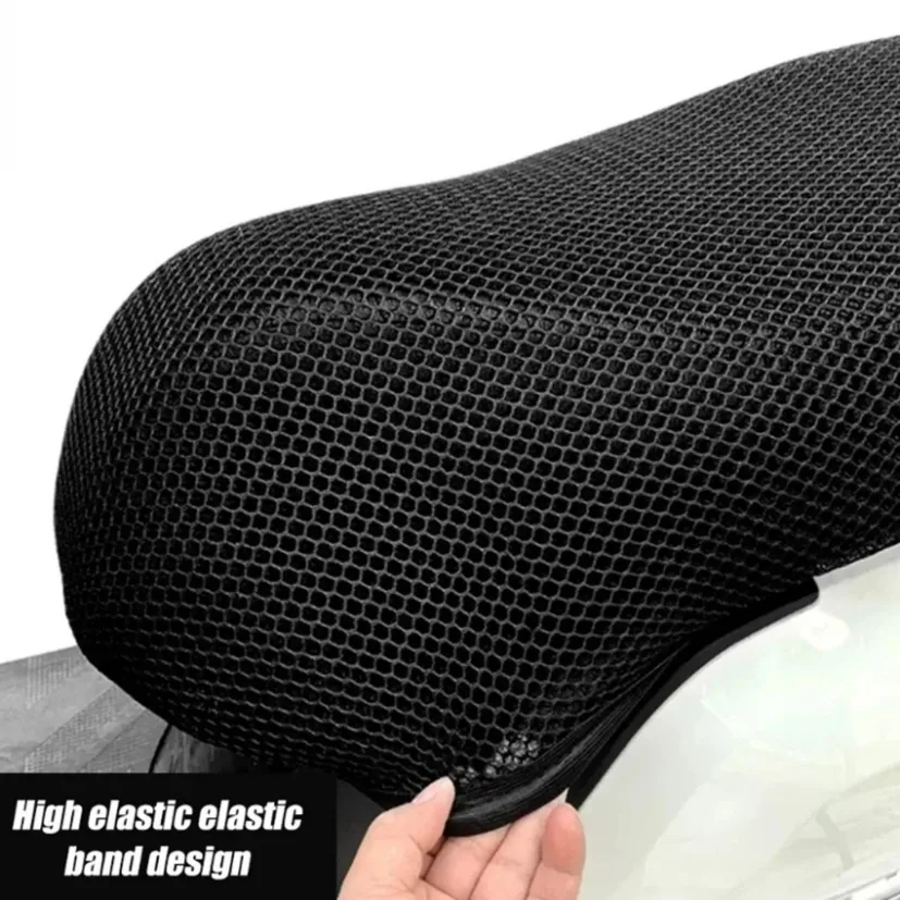 Universal Breathable 3D Mesh Motorcycle Seat Cover Pad - Image 3